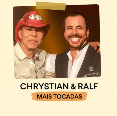 Já está disponível a playlist Chrystian & Ralf – Mais Tocadas