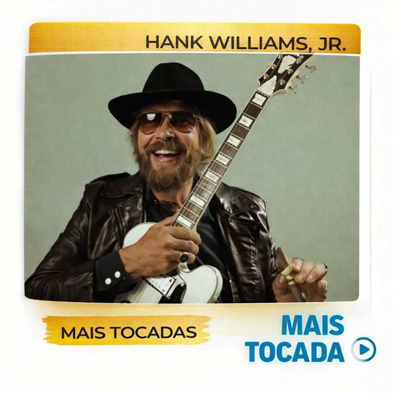Hank Williams Jr. – As Músicas Mais Tocadas | Country Clássico e Outlaw Country