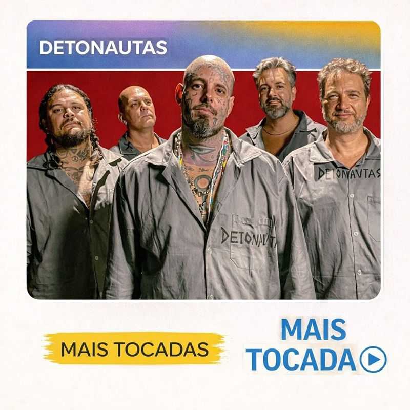 Detonautas – Mais Tocadas 🎵 | Os maiores sucessos do rock nacional