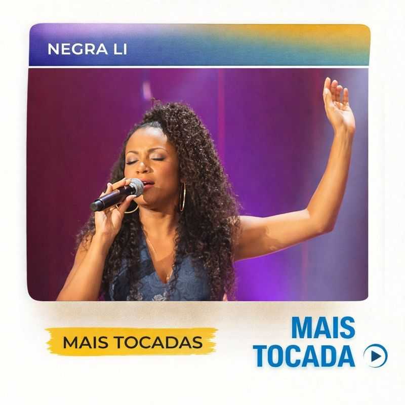 Negra Li – Mais Tocadas | Pop, R&B, Hip Hop e Soul Brasileiro