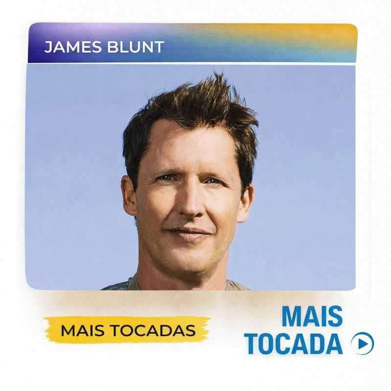 James Blunt – Mais Tocadas | Pop Rock & Baladas Emotivas