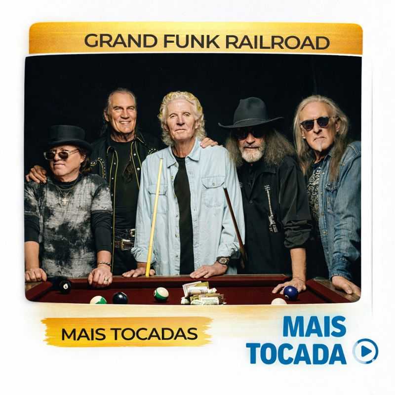 Grand Funk Railroad – As Músicas Mais Tocadas | Rock Clássico