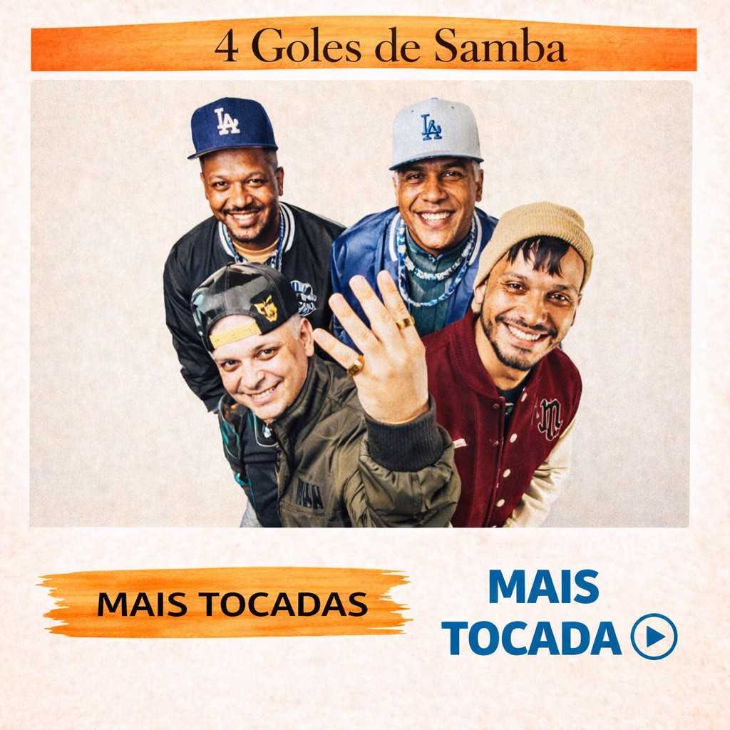 4 Goles de Samba – Mais Tocadas 🎵 | Pagode e Samba