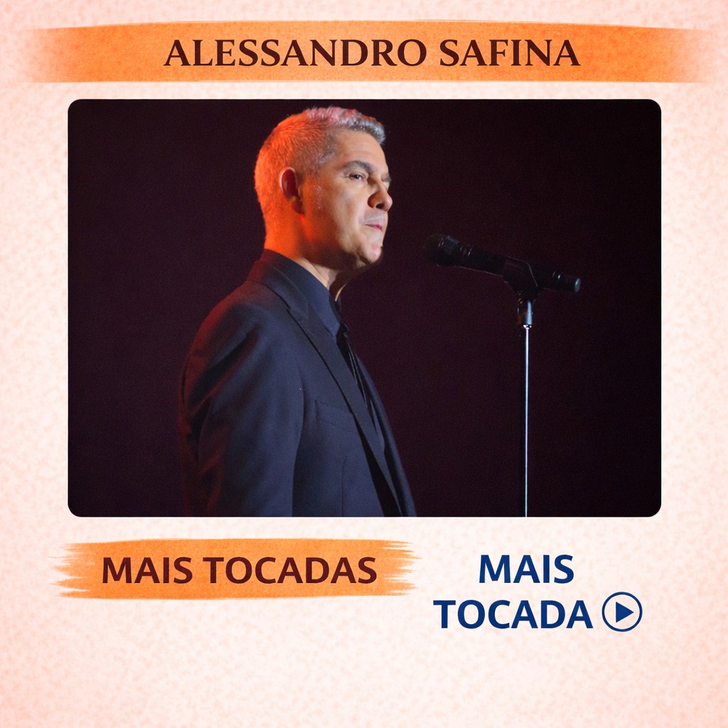 Alessandro Safina – Mais Tocadas 🎵