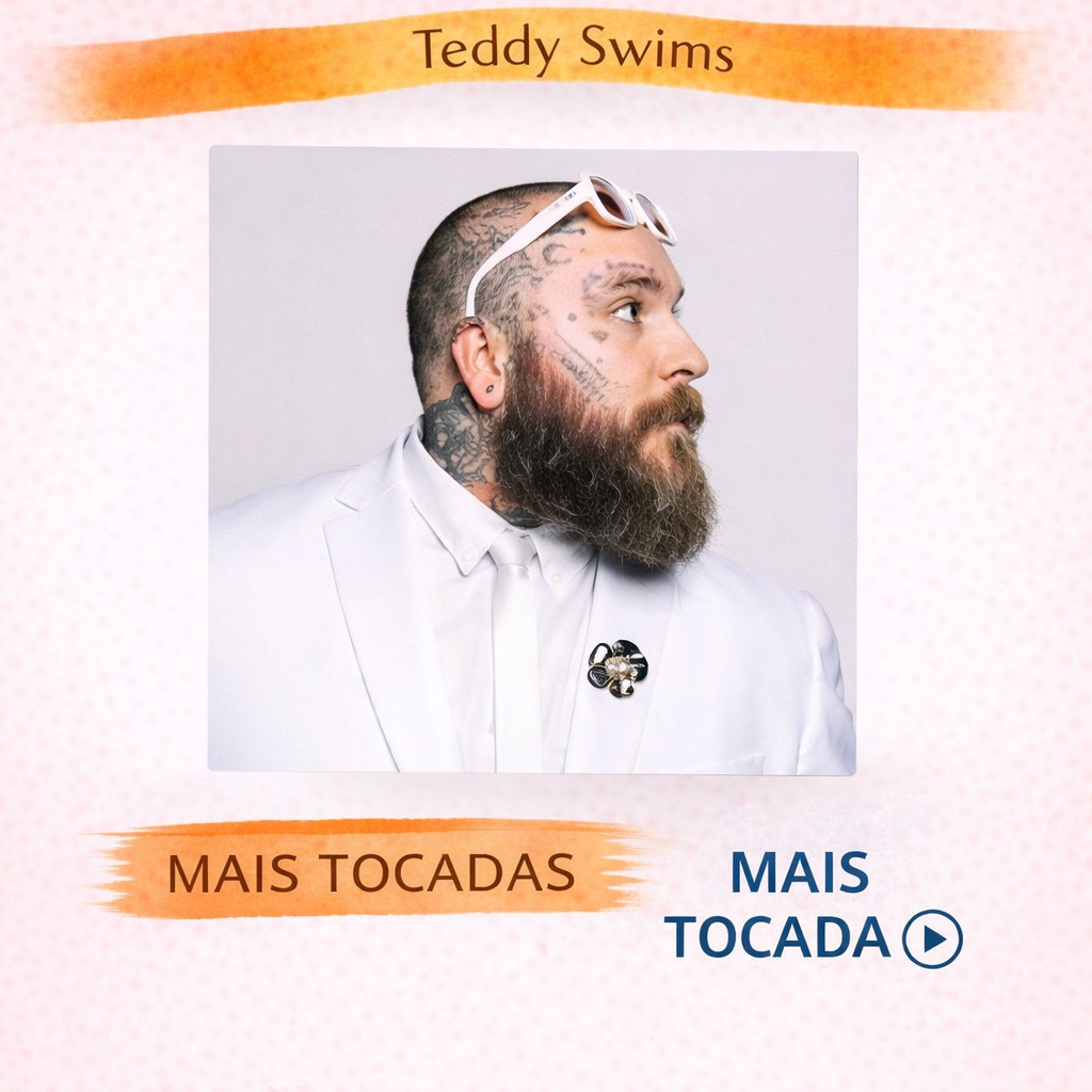 Teddy Swims – Mais Tocadas 🎵
