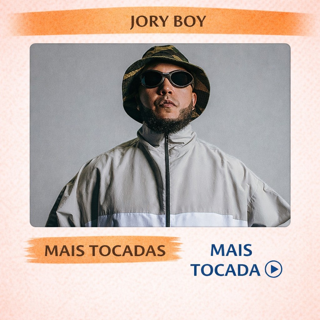 Jory Boy – Mais Tocadas 🎵