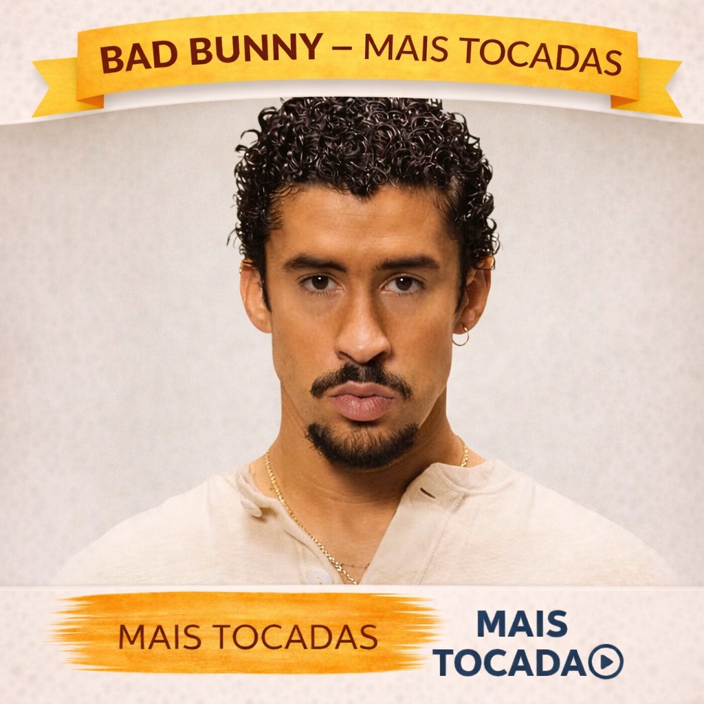 Bad Bunny – Mais Tocadas 🎵