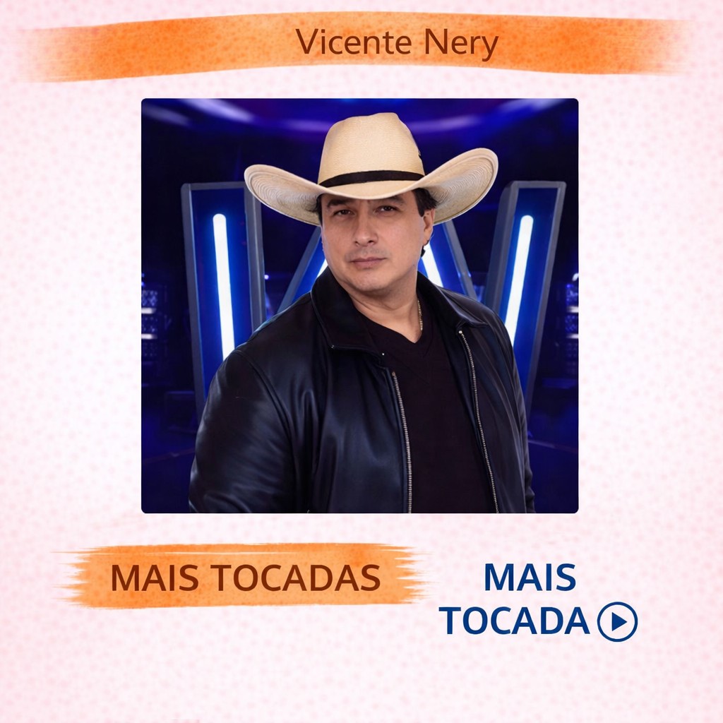 Vicente Nery – Mais Tocadas 🎵