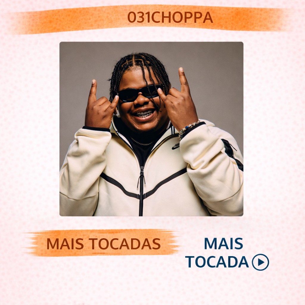 031Choppa – Mais Tocadas 🎵