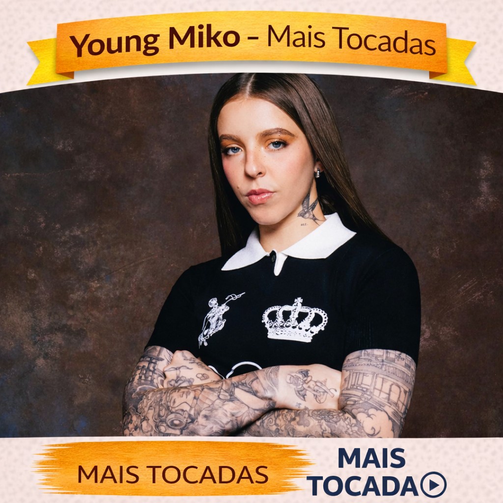 Young Miko – Mais Tocadas 🎵