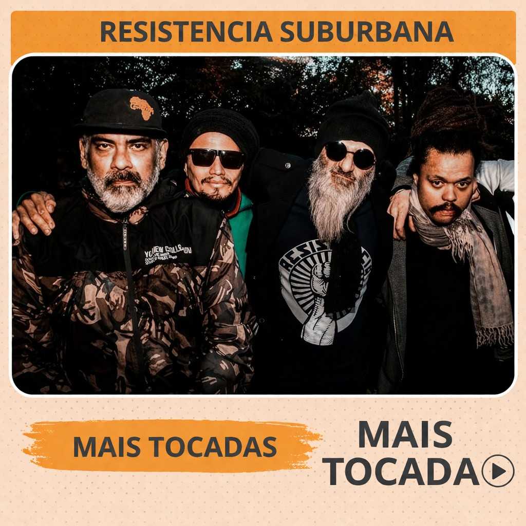 Resistencia Suburbana – Mais Tocadas 🎵 (Atualizado em 23/03/2026)