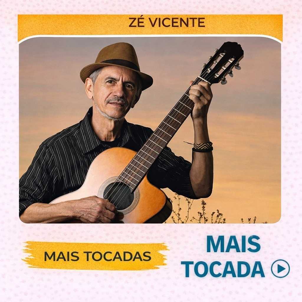 Zé Vicente – Mais Tocadas 🎵 (Atualizado em 20/03/2026)