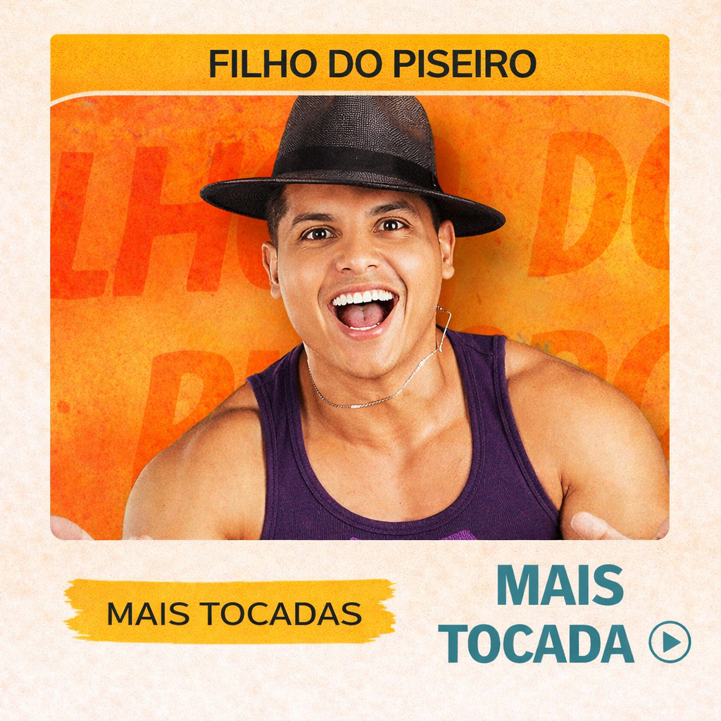 Filho do Piseiro – Mais Tocadas 🎵 (Atualizado em 12/03/2026)