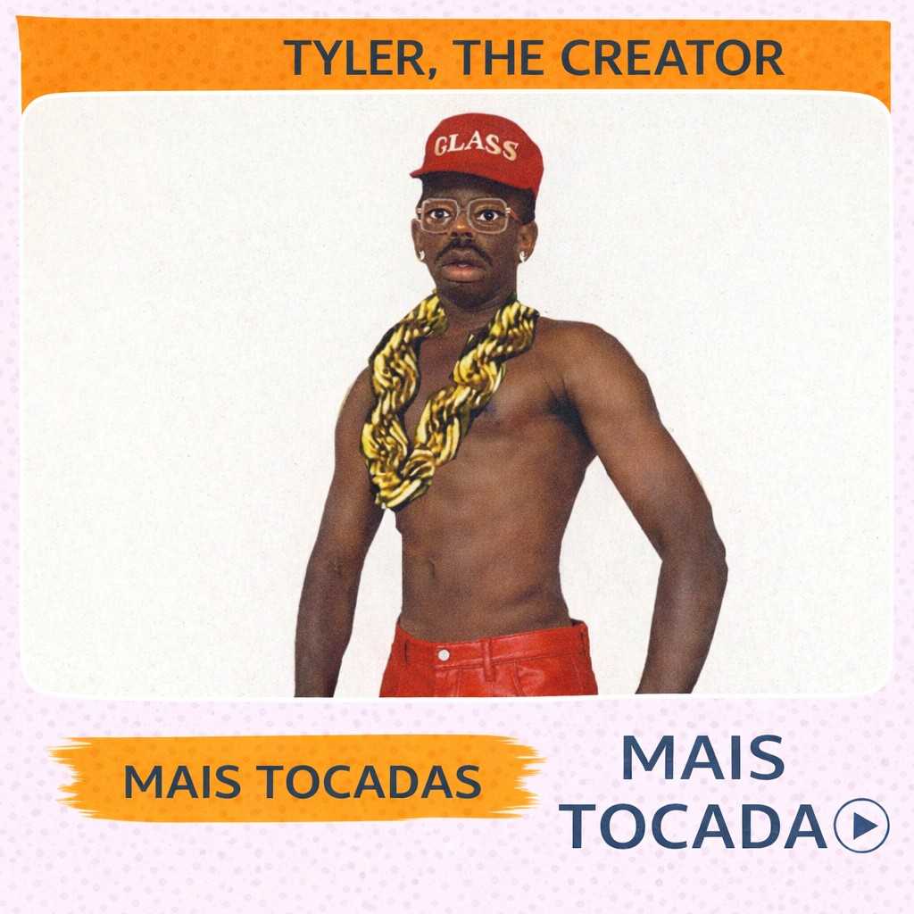 Tyler, the Creator – Mais Tocadas 🎵 (Atualizado em 23/03/2026)