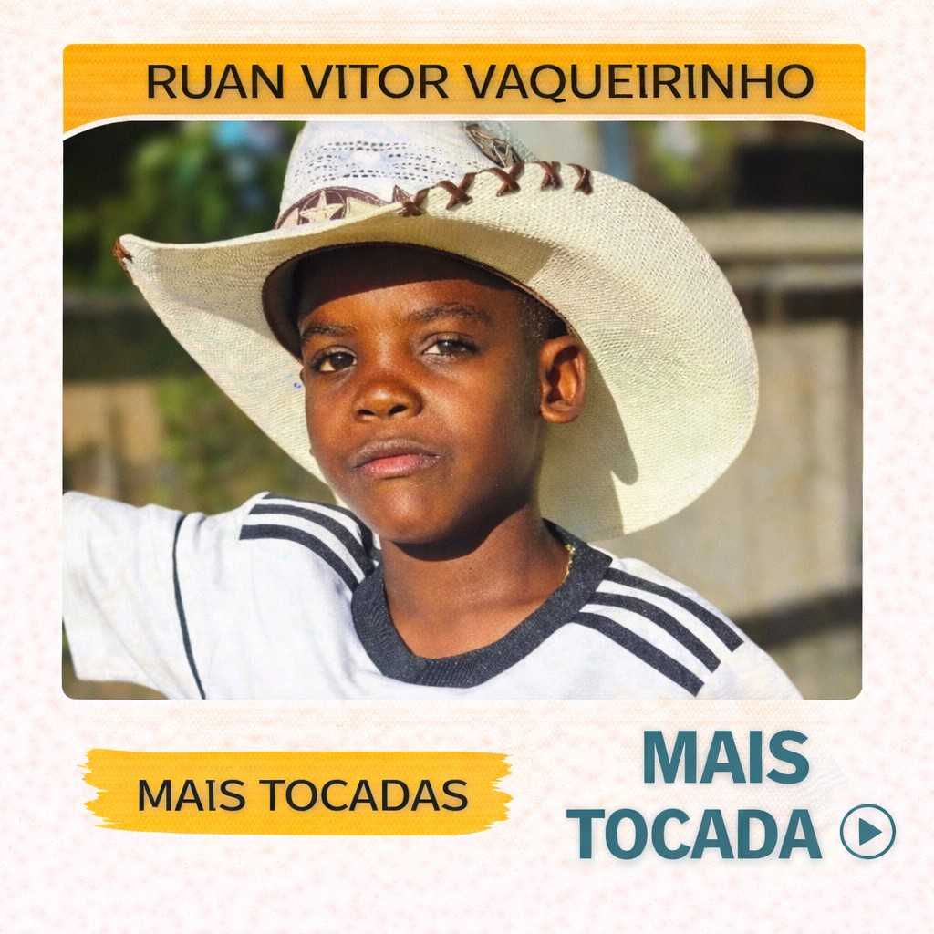 Ruan Vitor Vaqueirinho – Mais Tocadas 🎵 (Atualizado em 13/03/2026)