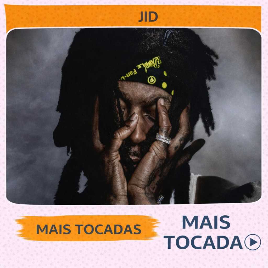 JID – Mais Tocadas 🎵 (Atualizado em 23/03/2026)